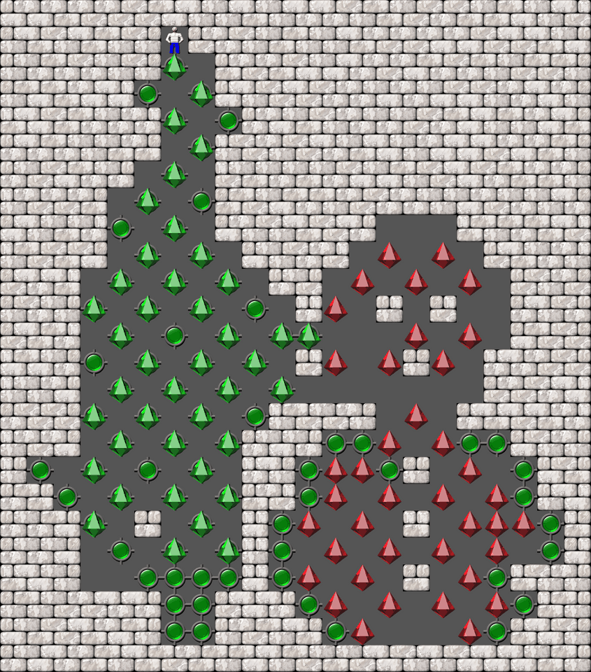 Сокобан More Bugs collections уровень 524